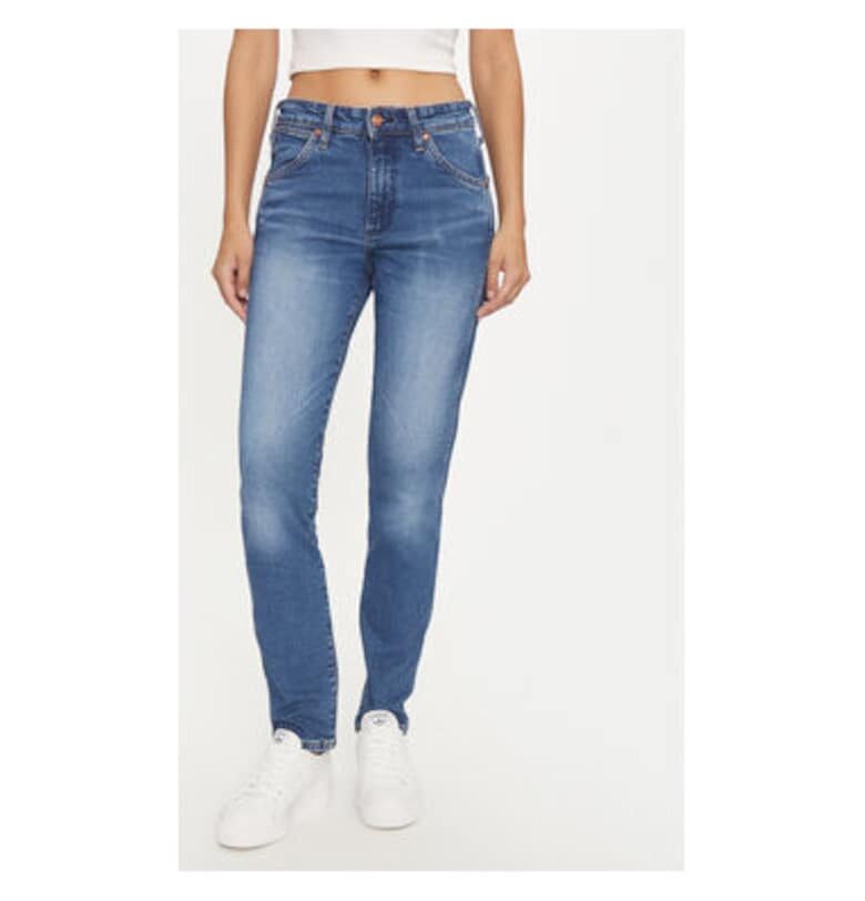 Дамски дънки -  304596360 - Памук - Син Wrangler