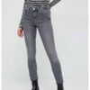 Дамски дънки Como  WW0WW36355 - тесни - Сив Tommy Hilfiger