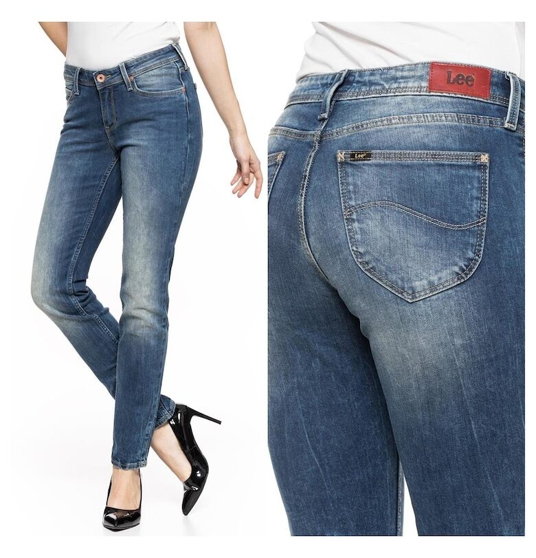 Дамски дънки -  Emlyn - 106-43 - Памук - Дълги - Стандартна кройка - Дънкови - W25-L33 US - Сини Lee