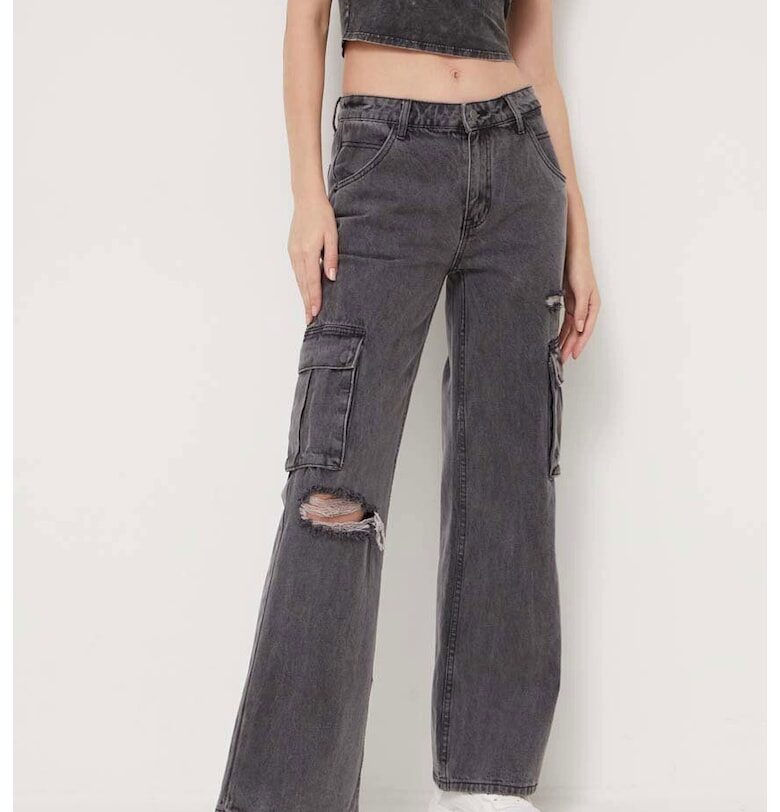 Дамски дънки  Originals W3YG19 - Сив GUESS