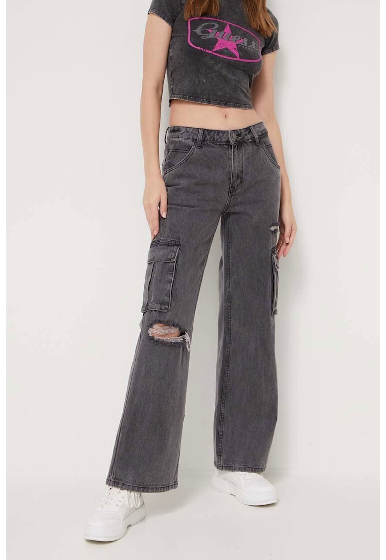 Дамски дънки Originals W3YG19 - Сив GUESS