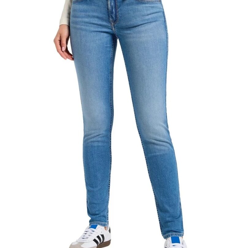 Дамски дънки Scarlett Skinny  112355249 - Син Lee