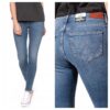Дамски дънки -  Skinny - 10644-184 - Памучни - Дълги - Petite - Дънкови - W24-L32 US - Сини Wrangler