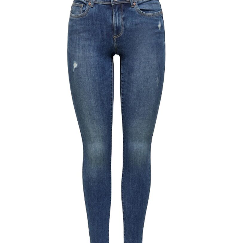 Дамски дънки - САМО - 301828952 - Памук - Син Only