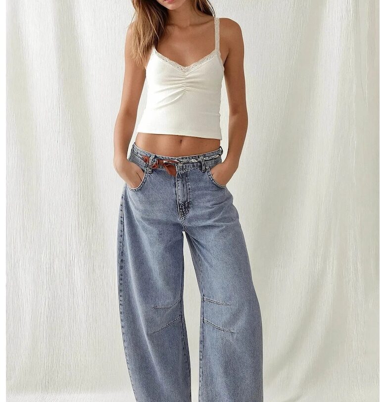 Дамски дънки  сини HiCCUP