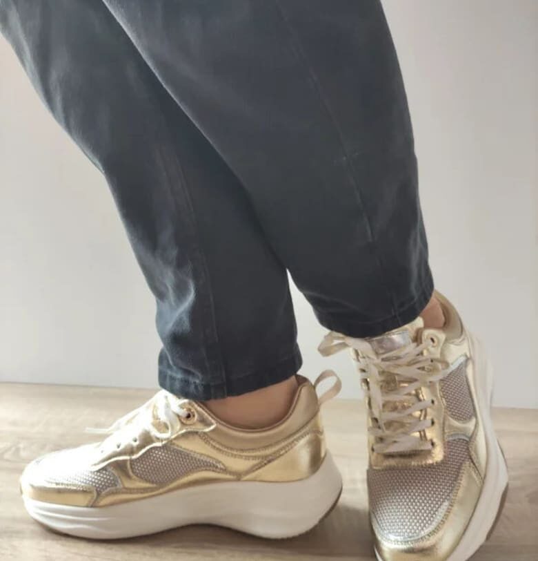 Дамски ежедневни обувки Misscat Wsc250532-10 Златист Jomix