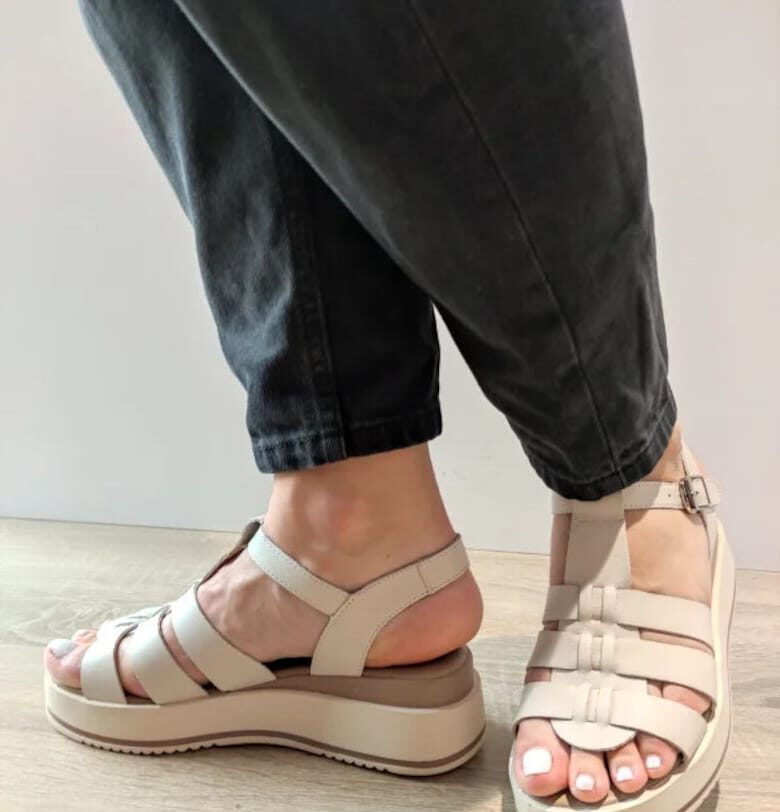 Дамски ежедневни сандали  20295 Cream - Cream - FORMAZIONE