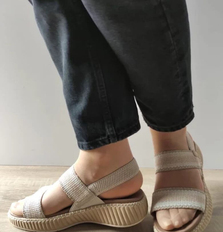 Дамски ежедневни сандали Jana 28760-44 Бежов - Бежов Jana Shoes