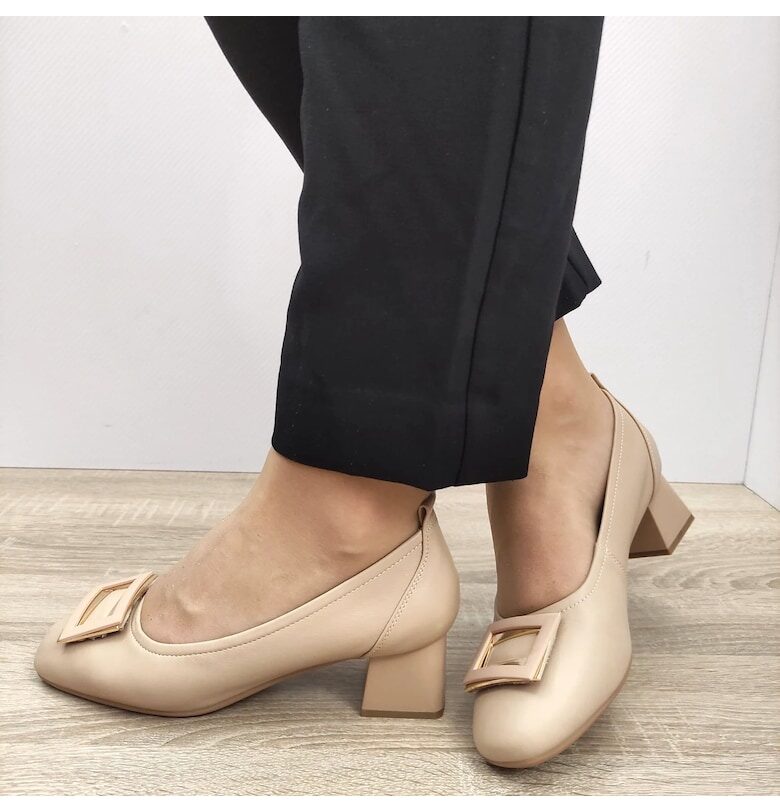 Дамски елегантни обувки  440011D 03-N Paicot - Apricot Pass