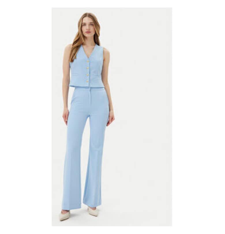 Дамски елек  25EB128/43MA - Полиестер - Светлосин - Светлосин MARYLEY