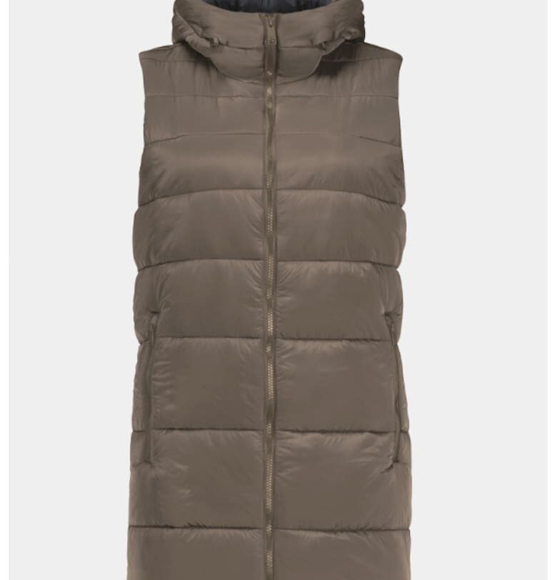 Дамски елек -  303326685 - Полиамид - Кафяв - Кафяв Jack Wolfskin