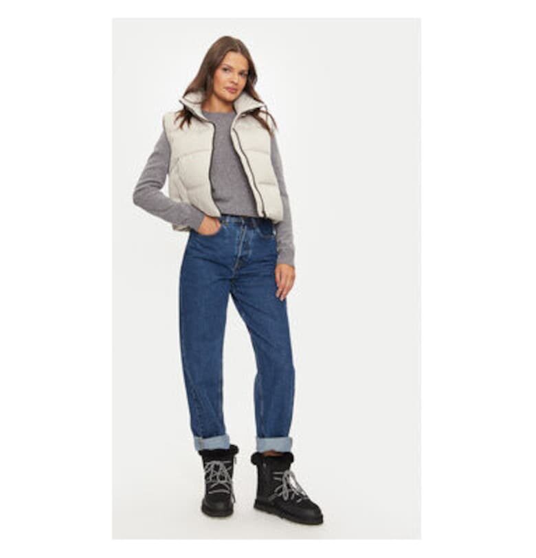 Дамски елек -  304509315 - Полиестер - - Бежов Vero Moda