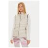 Дамски елек - 304554797 - Рециклиран полиестер - Бежов - Бежов Aulp
