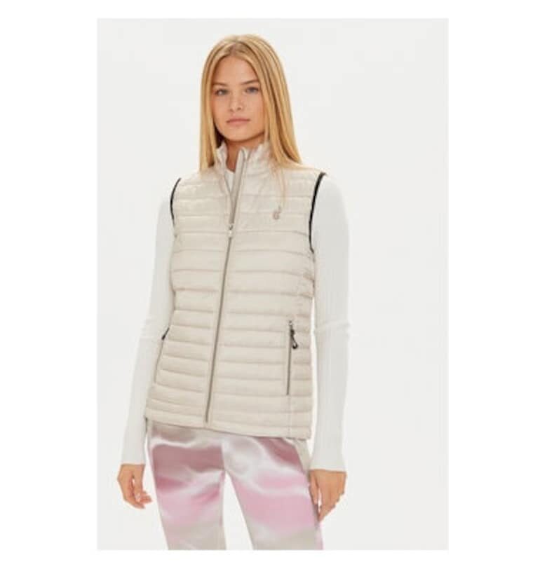 Дамски елек -  304554797 - Рециклиран полиестер - Бежов - Бежов Aulp