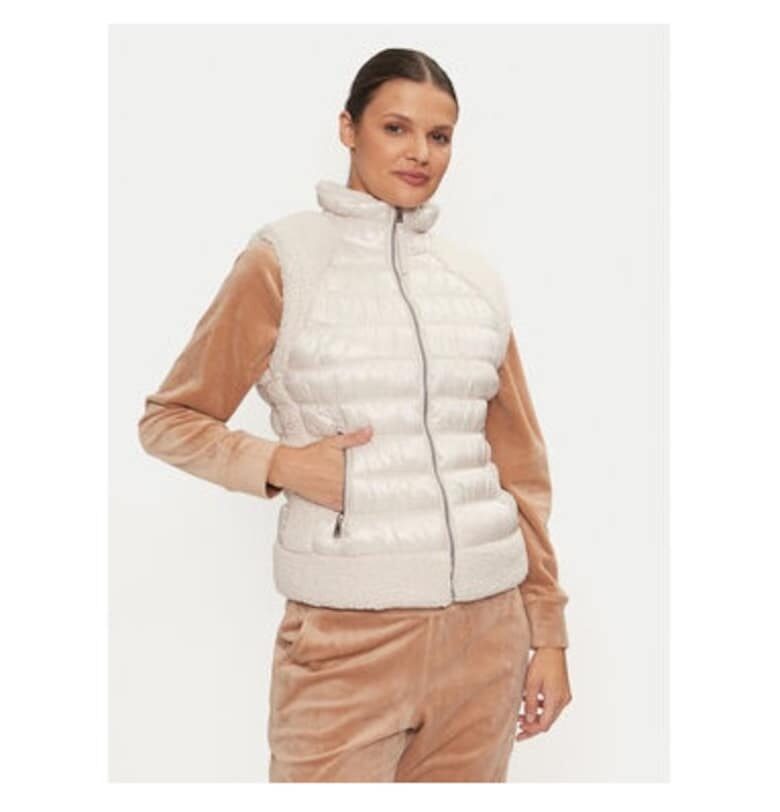 Дамски елек -  304906633 - Полиестер/Найлон - Бежов - Бежов DKNY