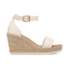 Дамски еспадрили -  590559 - синтетични - бежови - DeeZee
