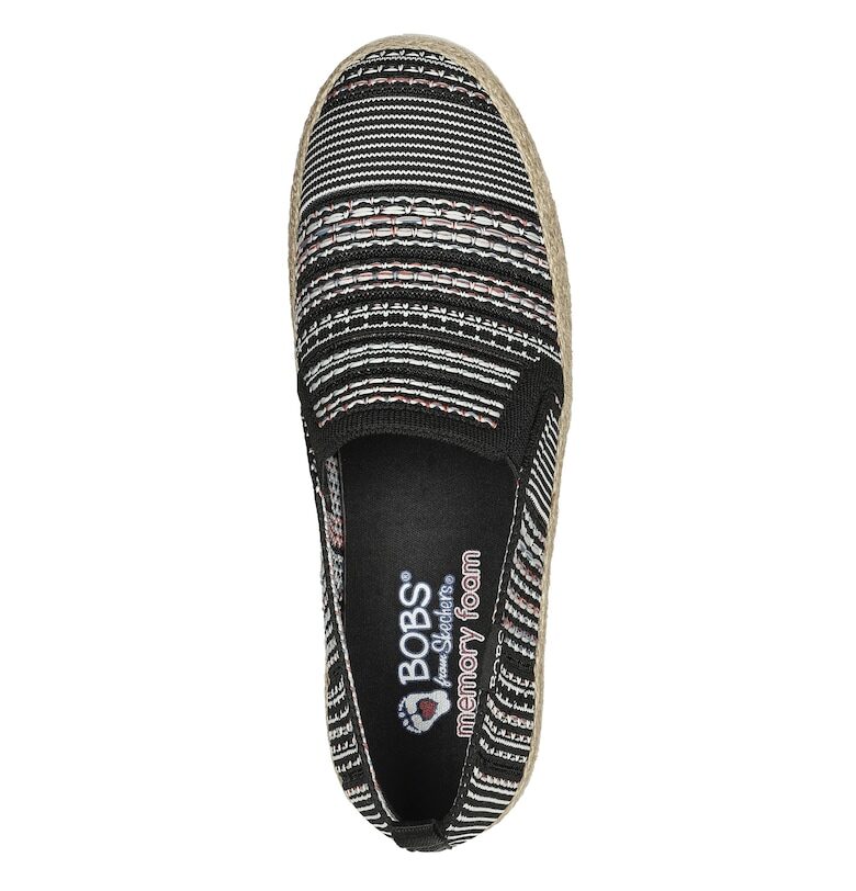Дамски еспадрили FLEXPADRILLE 3.0 ISLAND MUSE 113982 ЧЕРНИ/МНОГОЦВЕТНИ Skechers