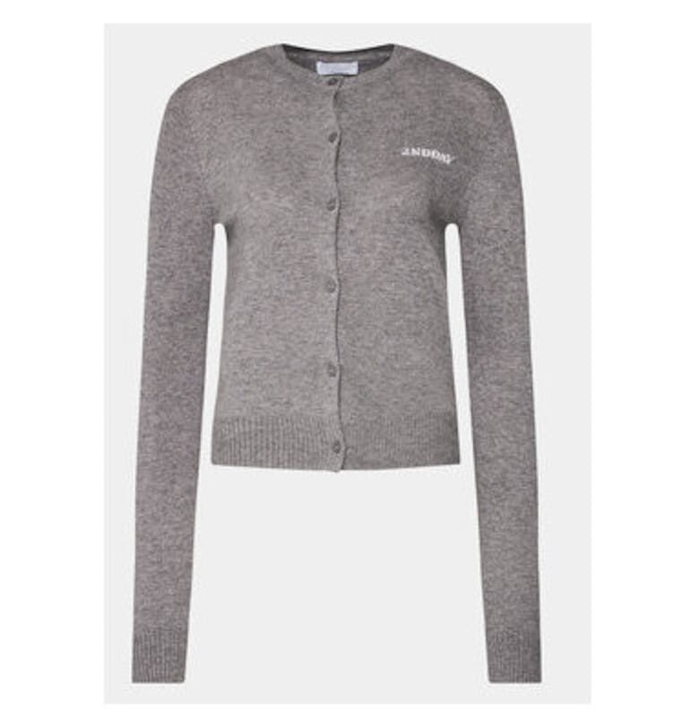 Дамски кардиган - 2-ри ден - 304005206 - Вълна/Полиамид - Сив - Сив 2ndday