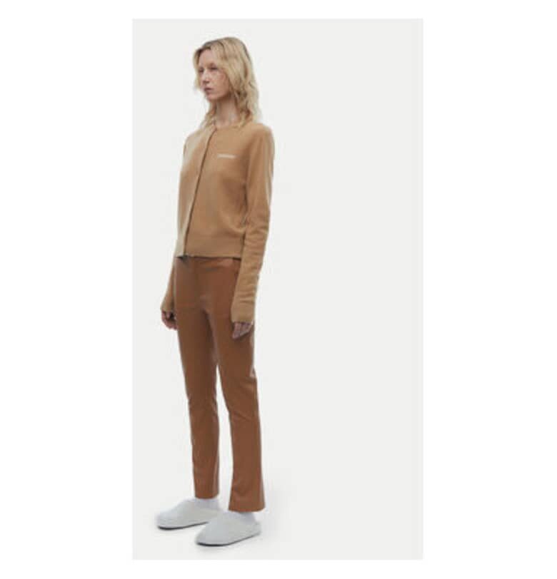 Дамски кардиган - 2-ри ден - 304005213 - Вълна/Полиамид - Бежов - Бежов 2ndday