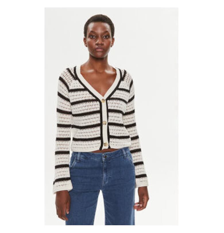 Дамски кардиган -  303995539 - Памук/Акрил - Бежов - Бежов BRAVE SOUL