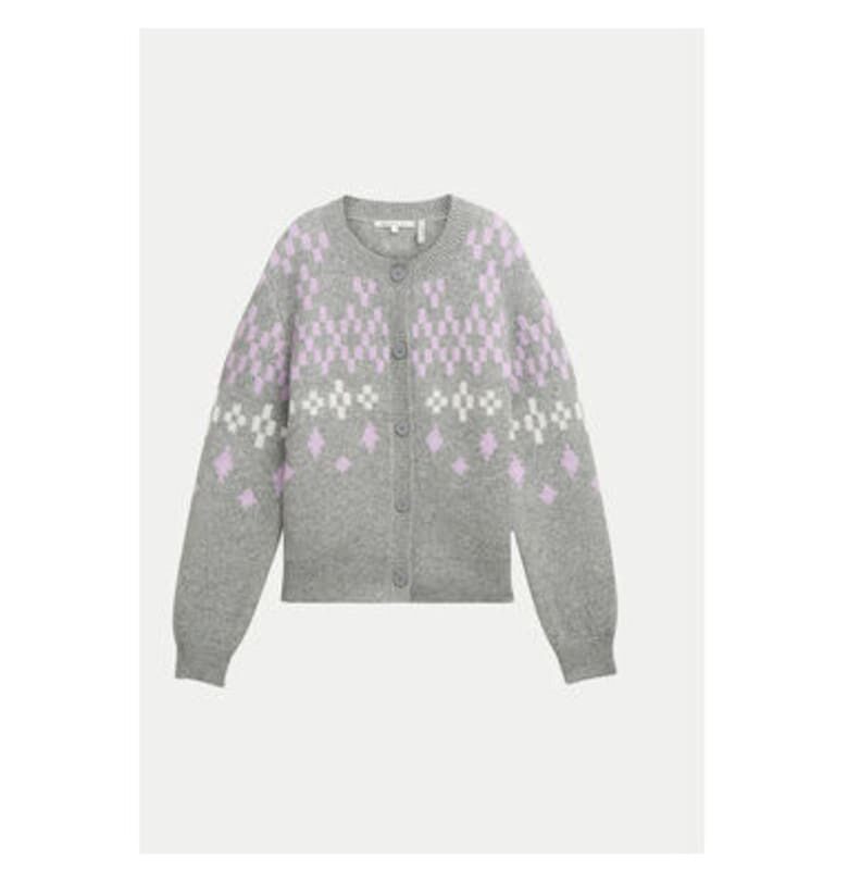 Дамски кардиган -  304546785 - Акрил/Полиестер - Сив - Сив Tom Tailor Denim