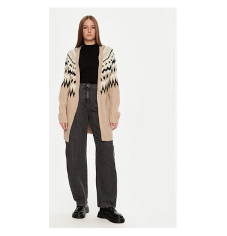 Дамски кардиган -  304580390 - Акрил/Полиамид - Бежов - Бежов BRAVE SOUL