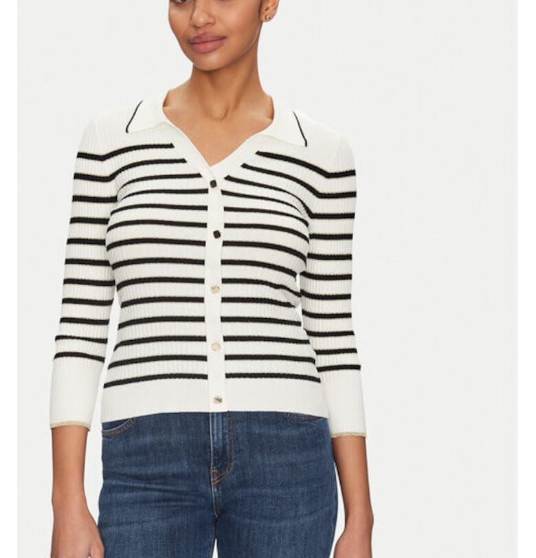 Дамски кардиган -  305253101 - Вискоза/Полиамид - Бял - Бял Morgan