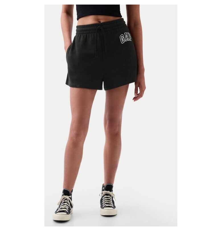 Дамски къси панталони -  304144516 - Памук/Полиестер - Черен - Черен GAP