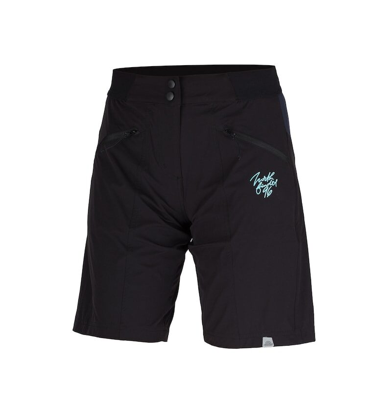 Дамски къси панталони за колоездене 2в1 Marion black - Черен NORTHFINDER
