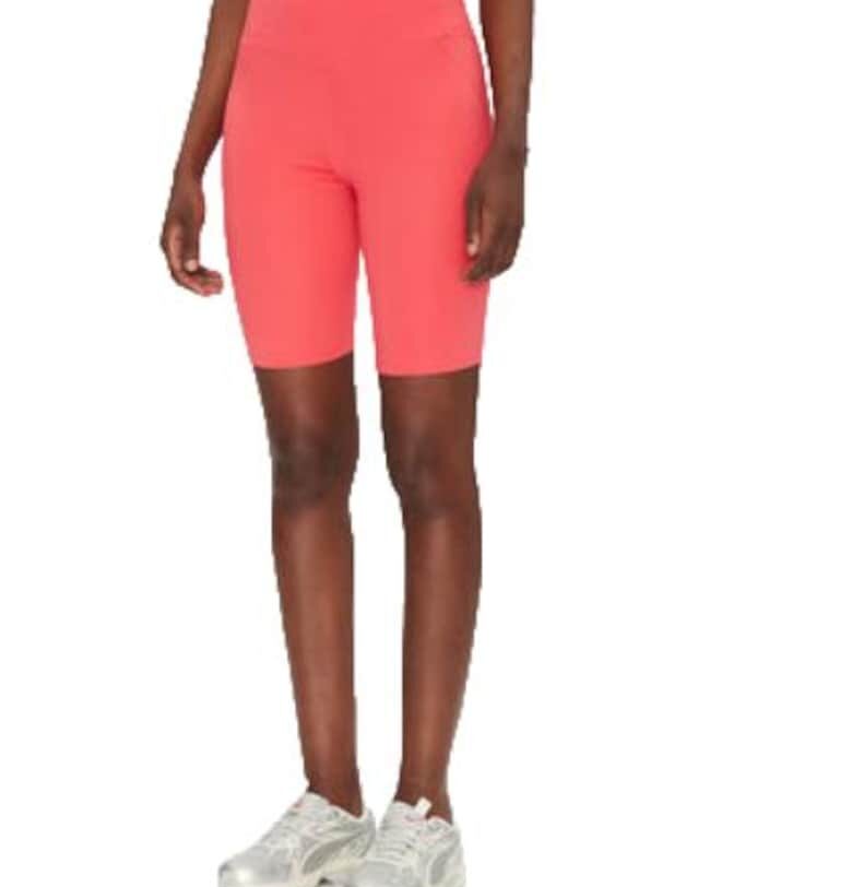 Дамски къси чорапогащи  полиестер/еластан - розови Girlfriend Collective