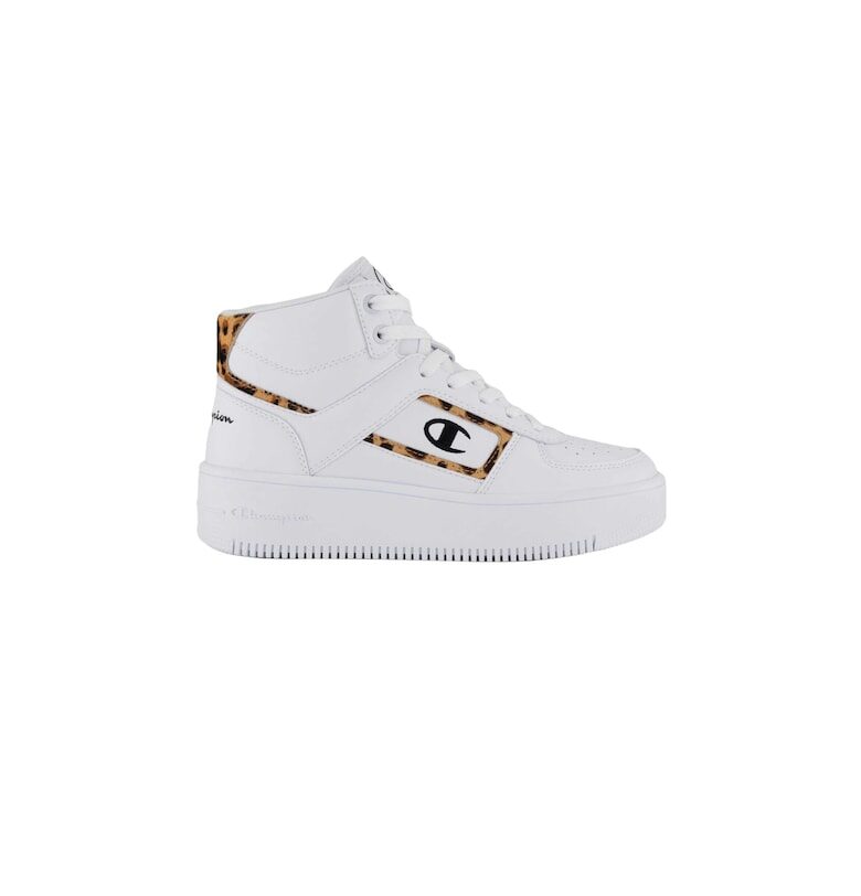 Дамски маратонки -  FOUL PLATFORM MID ANIMAL - Бял Champion