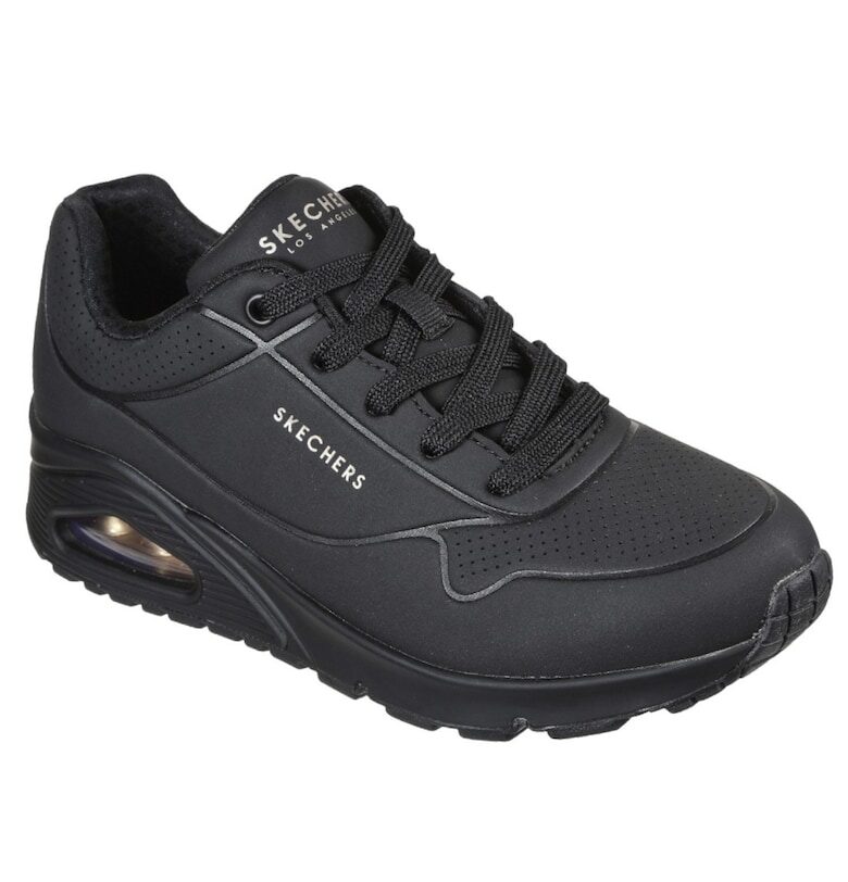 Дамски маратонки с връзки Skechers Uno Stand On Air 73690-BBK черни 05994 Skechers