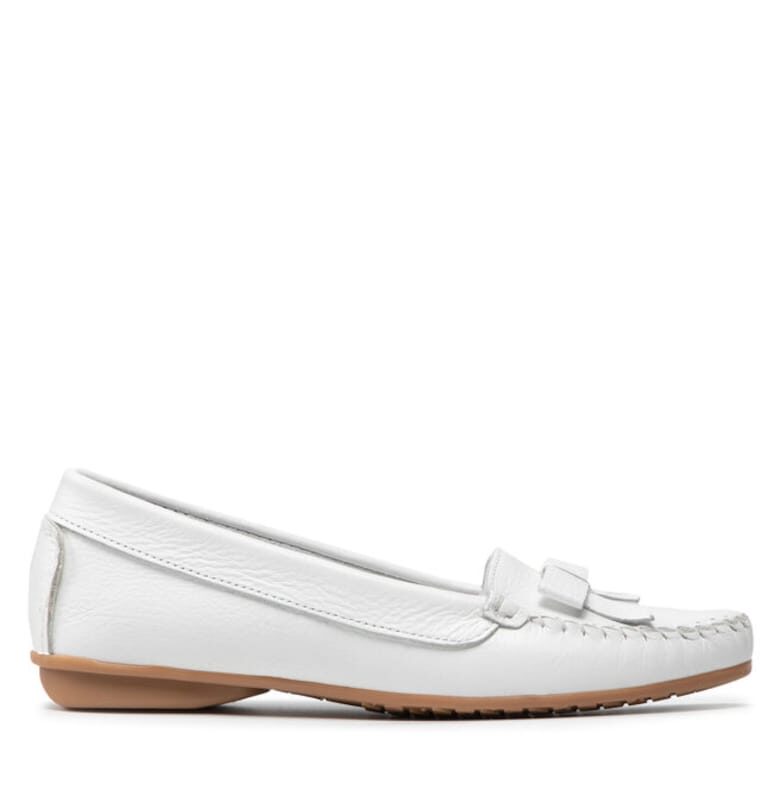 Дамски мокасини  300316924 - Естествена кожа - Бял Filipe