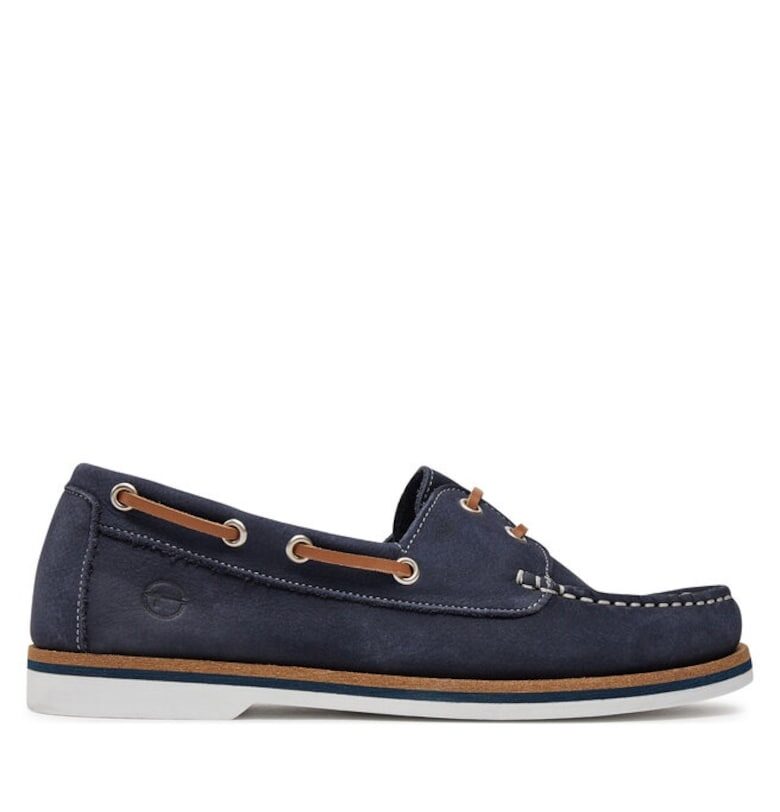 Дамски мокасини  303360993 - Естествена кожа/Нубук - Тъмносин Tamaris