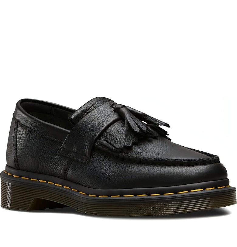 Дамски мокасини - Кожа/Текстил - Черен1 Dr Martens