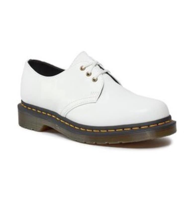 Дамски мокасини  естествена кожа - бели - 36 EU Dr Martens