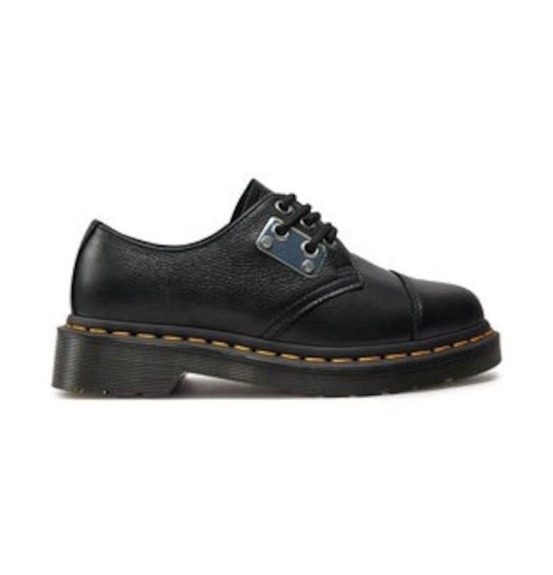 Дамски мокасини  кожени - черни - 36 EU Dr Martens