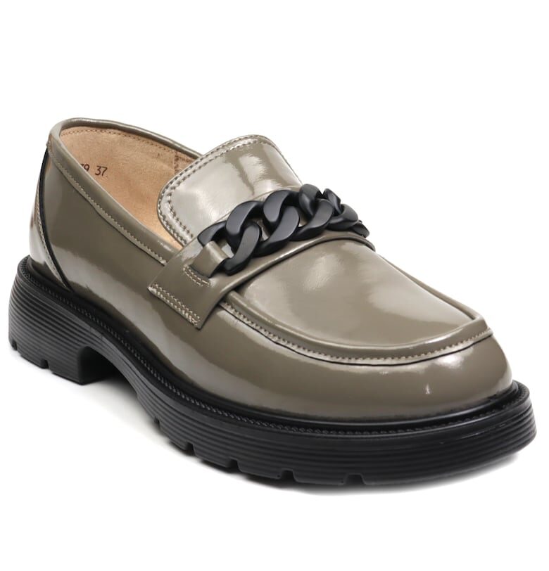 Дамски обувки 220139 сив лак FORMAZIONE