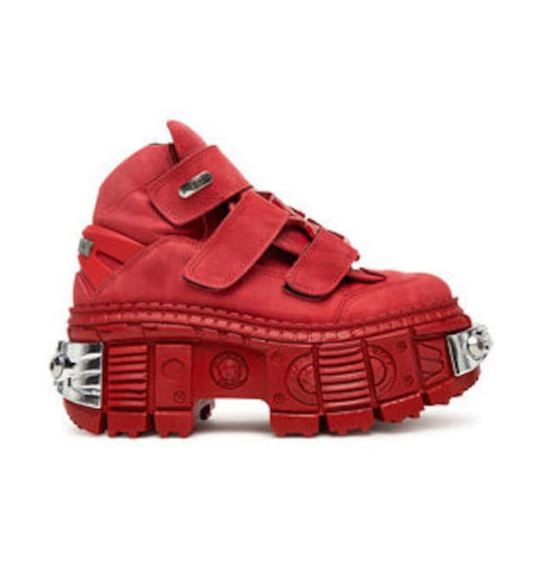 Дамски обувки -  305514691 - Естествена кожа - Червен New Rock