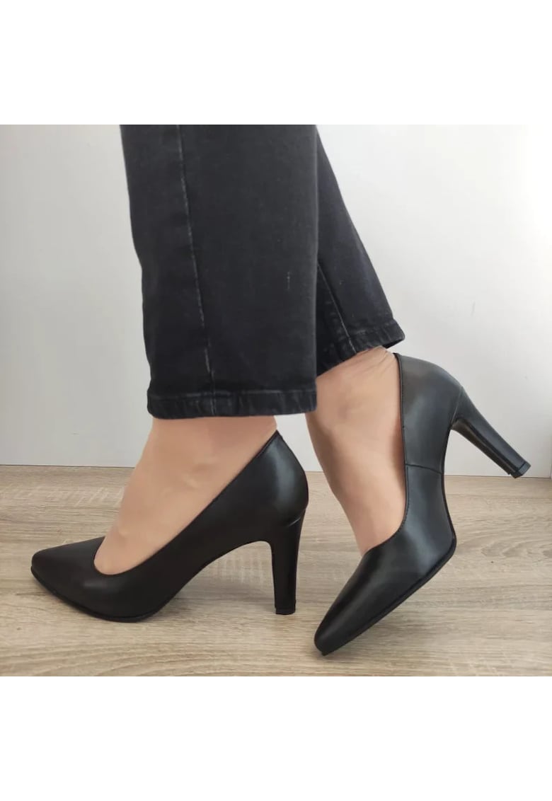 Дамски обувки 5121-4 - Елегантни черни PERLLA