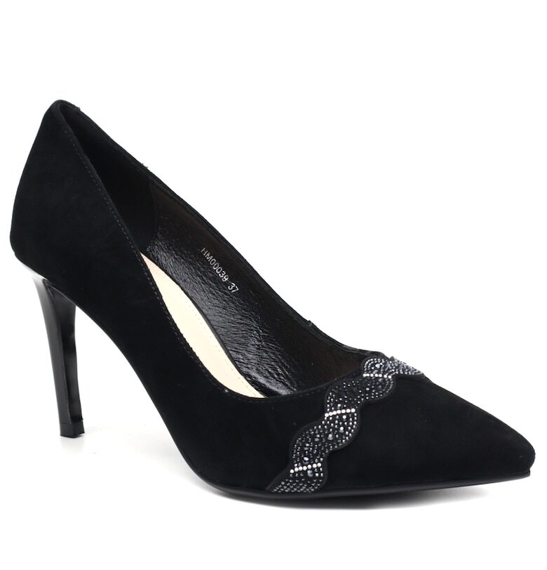 Дамски обувки HMHM00039 01 I черен велур Epica