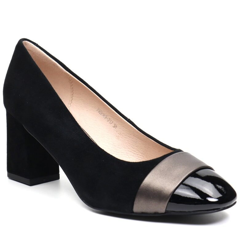 Дамски обувки JGFH9107 717 L2 I черен велур Epica