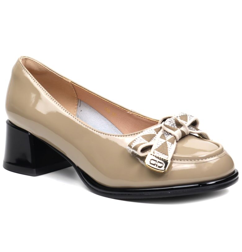 Дамски обувки Ф30 каки лак FORMAZIONE