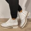 Дамски перфорирани ботуши PERLLA