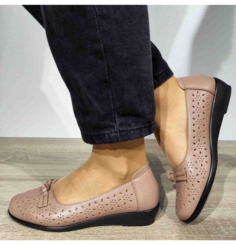 Дамски перфорирани ежедневни обувки  2551913 крем - 38 - крем FORMAZIONE