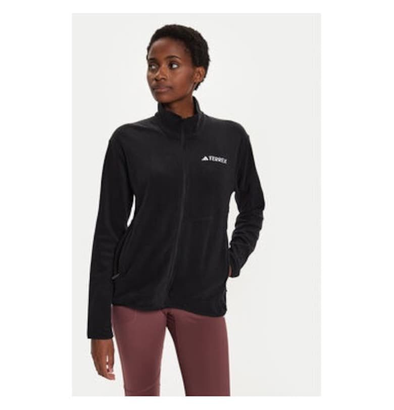 Дамски полар -  303973032 - Рециклиран полиестер - Черен - Черен adidas