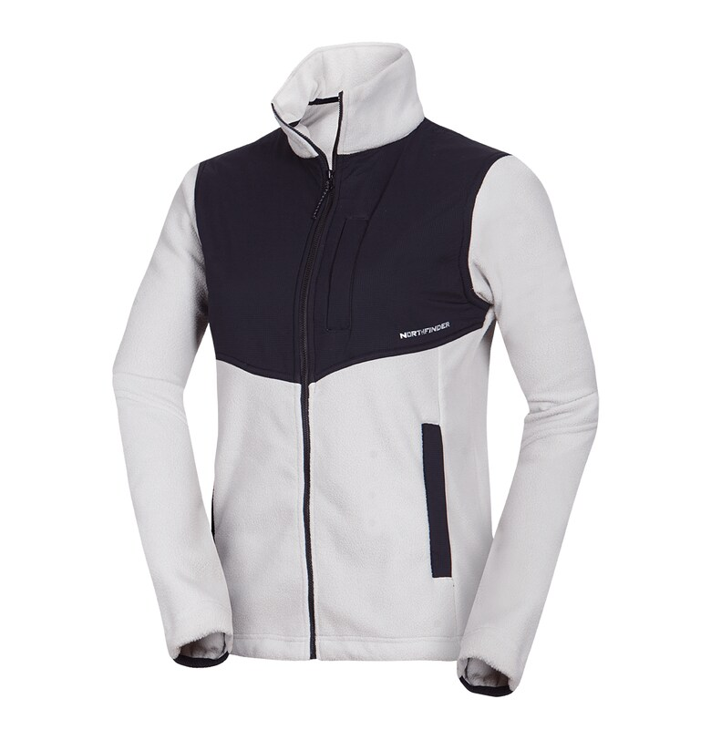 Дамски полар за открито Hilary светлозелено-черен NORTHFINDER