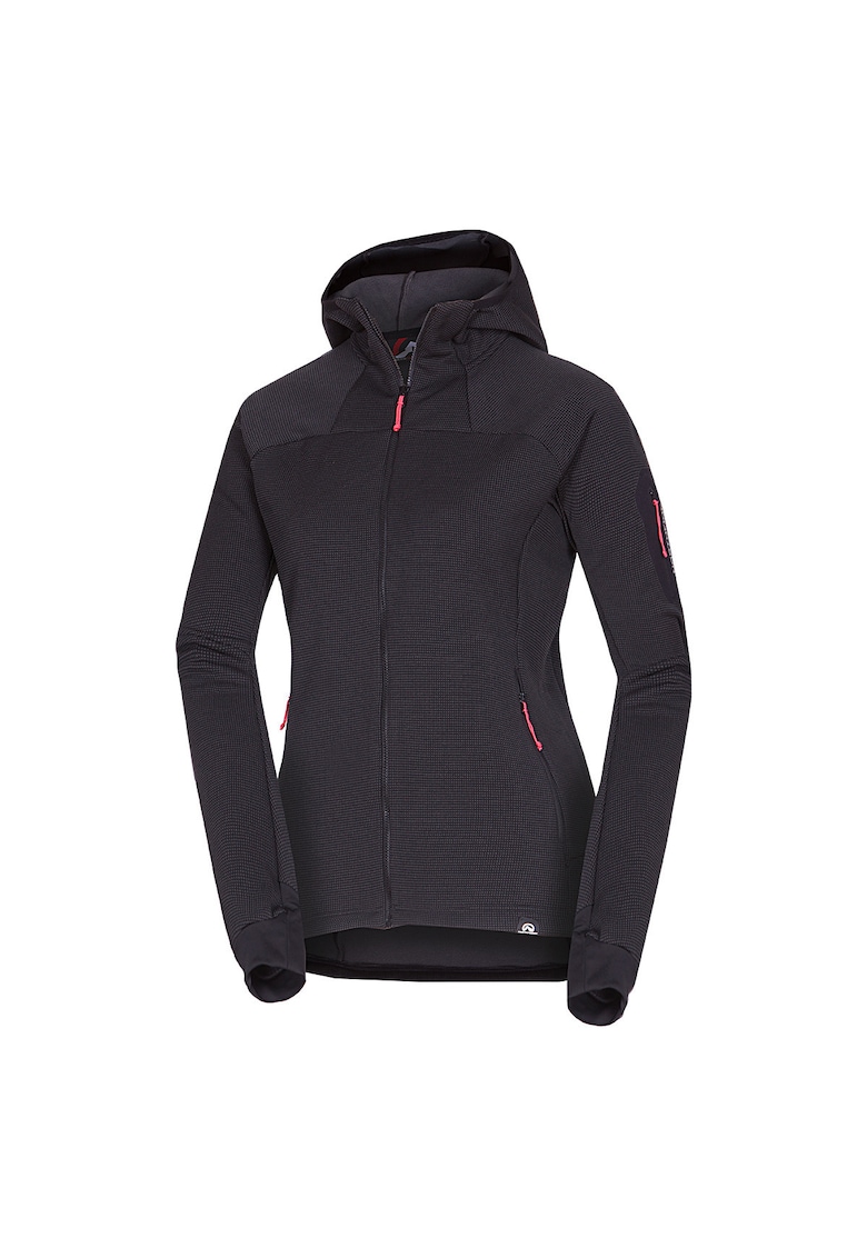 Дамски полар меланж Hanorac Marcella сиво-черно - Tъмносив NORTHFINDER