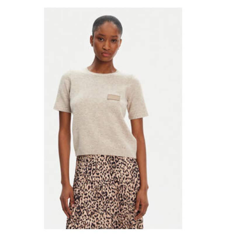 Дамски пуловер  252160425270 - Вълна/Полиамид - Бежов Munthe