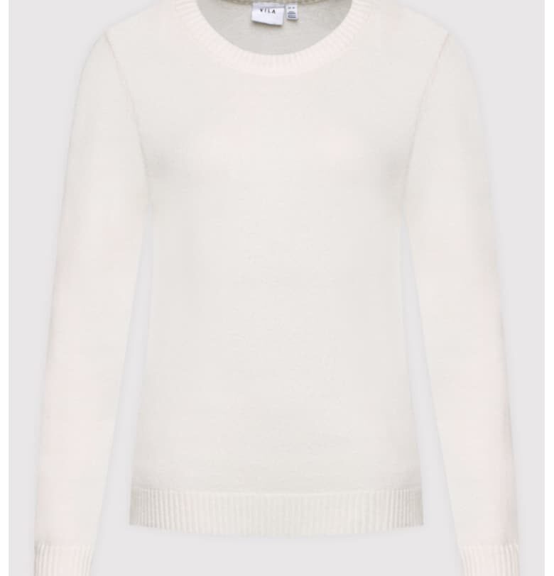 Дамски пуловер -  300382820 - Вискоза - Бял Vila